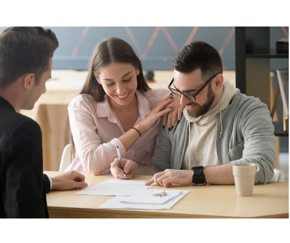 happy couple excited about choosing a surrogacy agency